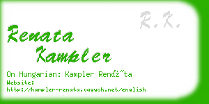 renata kampler business card